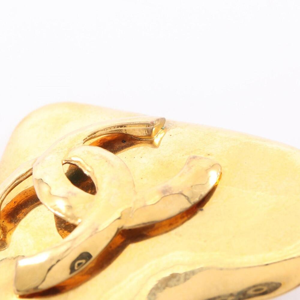 CHANEL Authentic Gold Logo Brooch - Picture 6 of 6